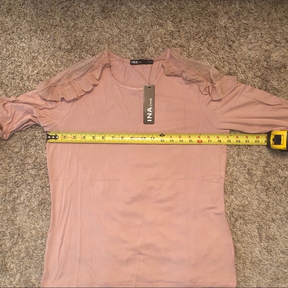 ❣️SALE❣️LAST 1🔥 🆕 MED 3-Tier Ruffle Sleeve Top - Picture 8 of 8